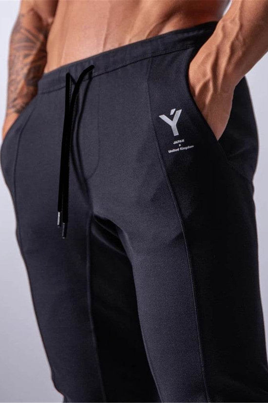 Pantalon d'entraînement amincissant à coutures tendance et confortable pour homme - Droxev
