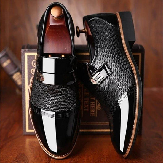 Chaussures en cuir noir - Droxev