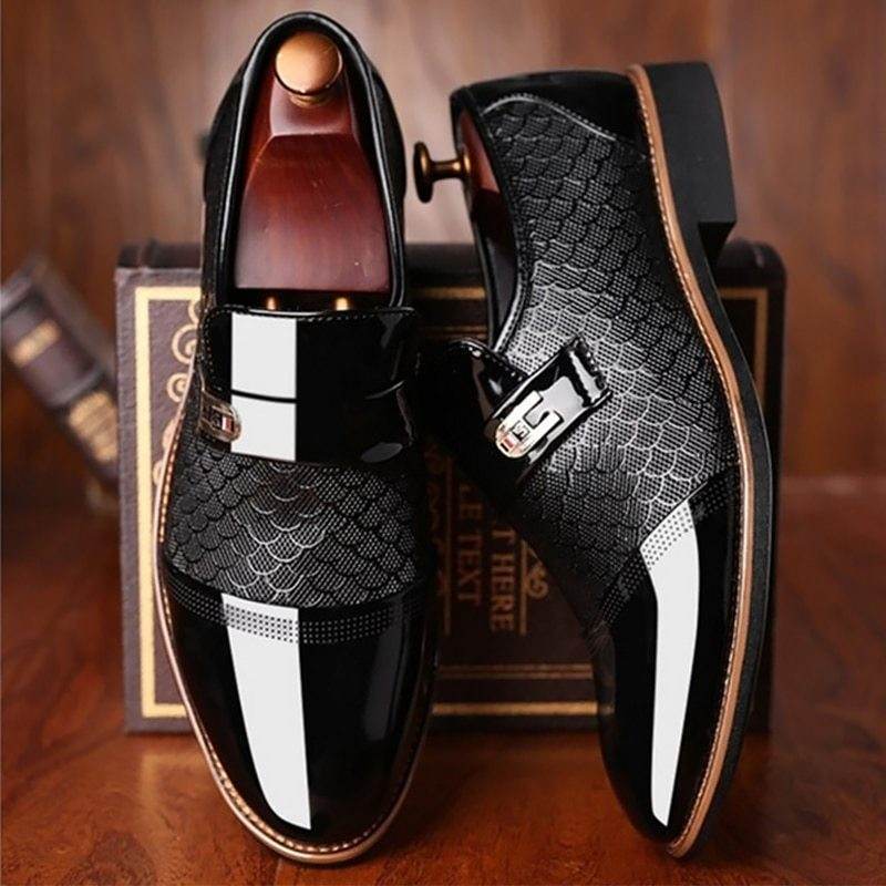 Chaussures en cuir noir - Droxev