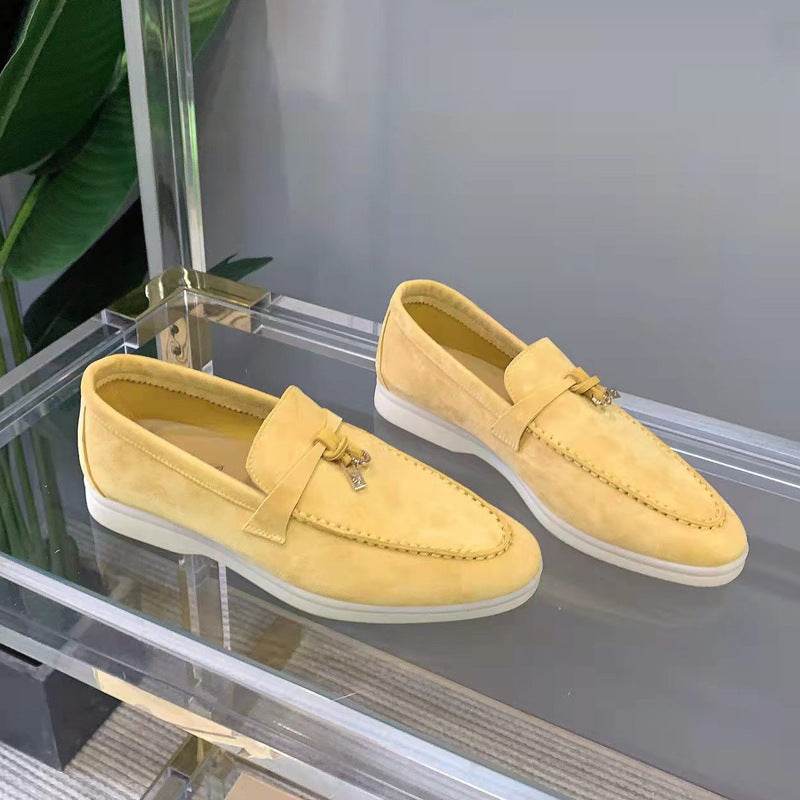 Chaussures polyvalentes en cuir pour femmes - Droxev