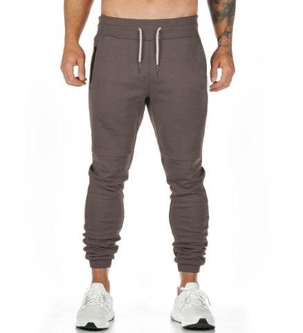 Pantalon de sport décontracté à fermeture éclair pour homme - Droxev