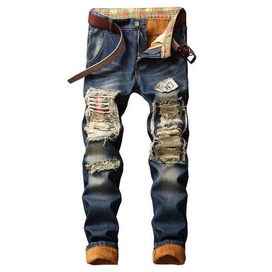 Jean homme en cachemire, nouveau style automne-hiver - Droxev