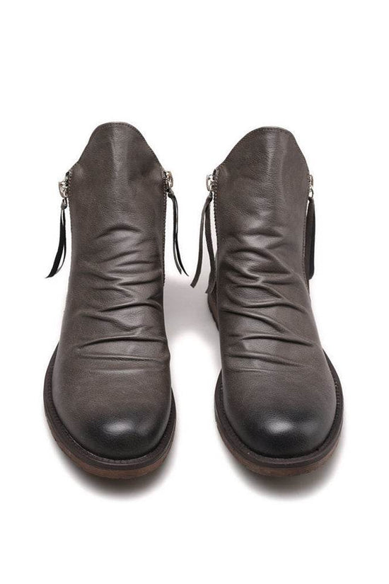 bottes antidérapantes à fermeture éclair pour hommes - Droxev