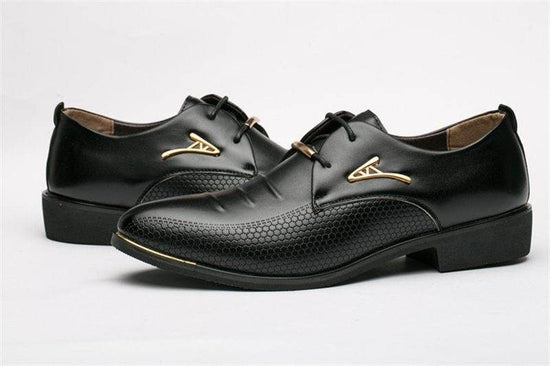 Chaussures Homme Élégantes – Design Géométrique avec Bout Pointu - Droxev