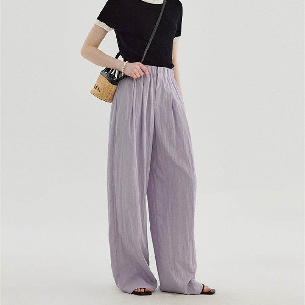 Pantalon décontracté polyvalent à jambe droite - Droxev