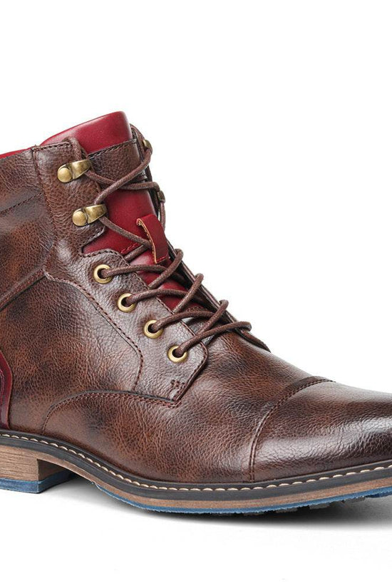Bottes en cuir pour hommes de grande taille Bottes simples