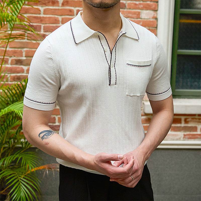 T-shirt décontracté à manches courtes pour homme - Droxev