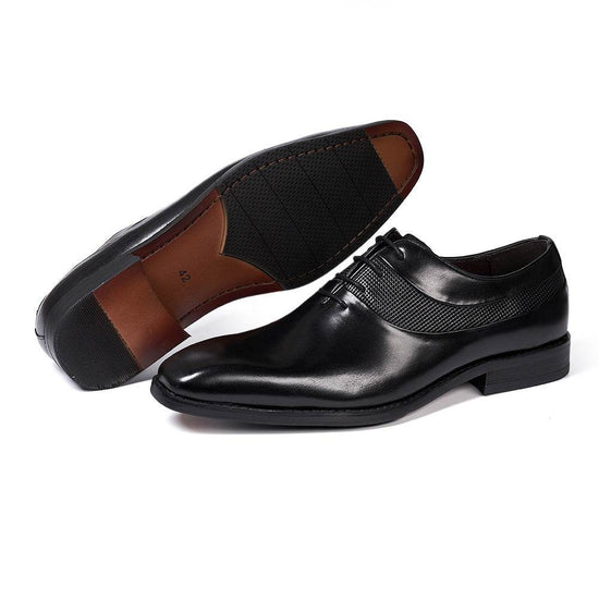 Chaussures en cuir à bout pointu pour tenues de soirée - Droxev