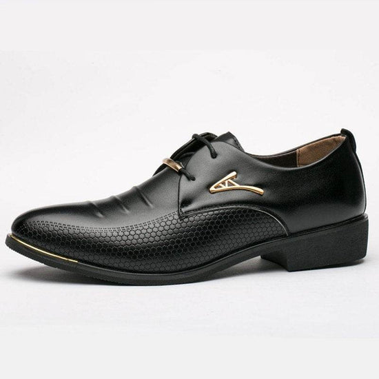 Chaussures Homme Élégantes – Design Géométrique avec Bout Pointu - Droxev