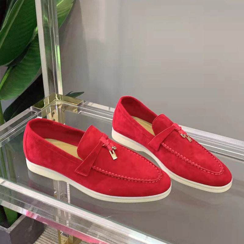 Chaussures polyvalentes en cuir pour femmes - Droxev