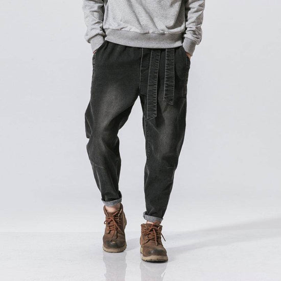 Jean extensible style punk, pantalon ample style hip-hop, street skate - Droxev