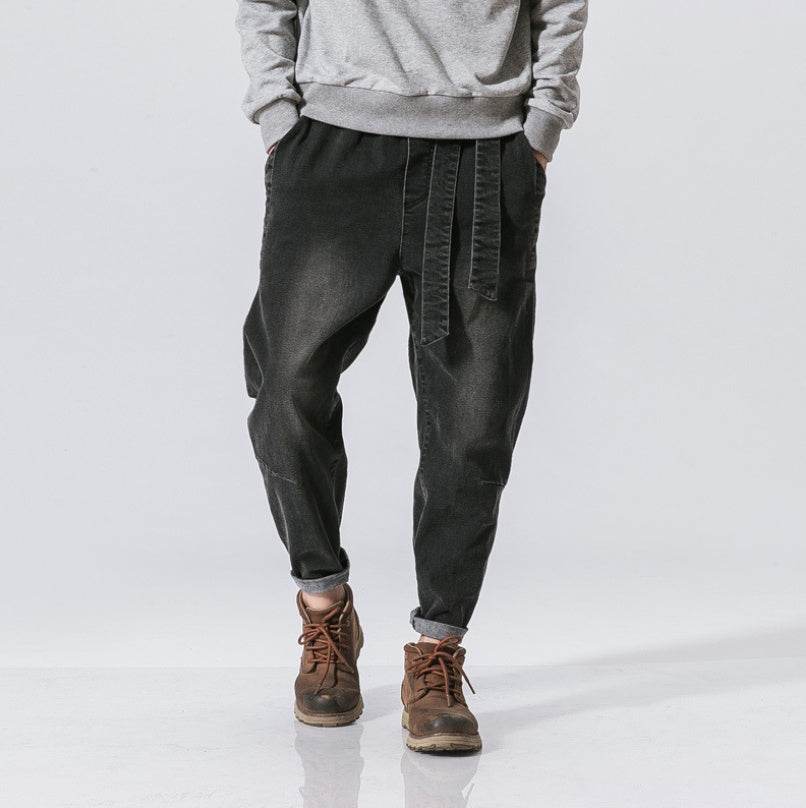 Jean extensible style punk, pantalon ample style hip-hop, street skate - Droxev