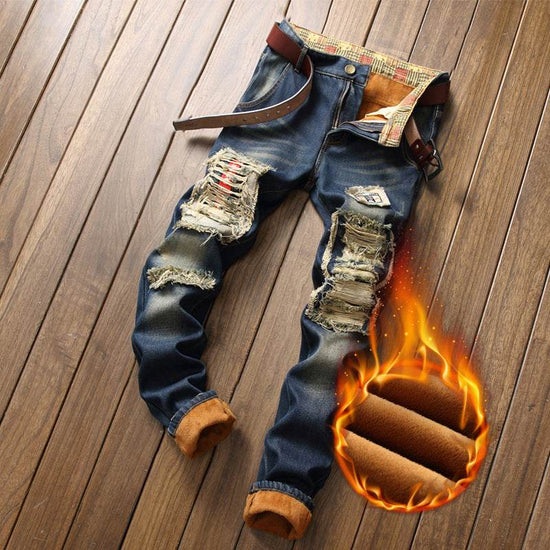 Jean homme en cachemire, nouveau style automne-hiver - Droxev