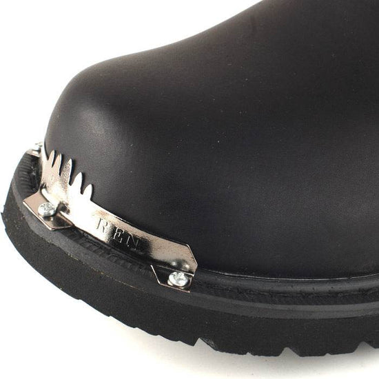 Bottes militaires montantes pour homme, en cuir et outillage - Droxev