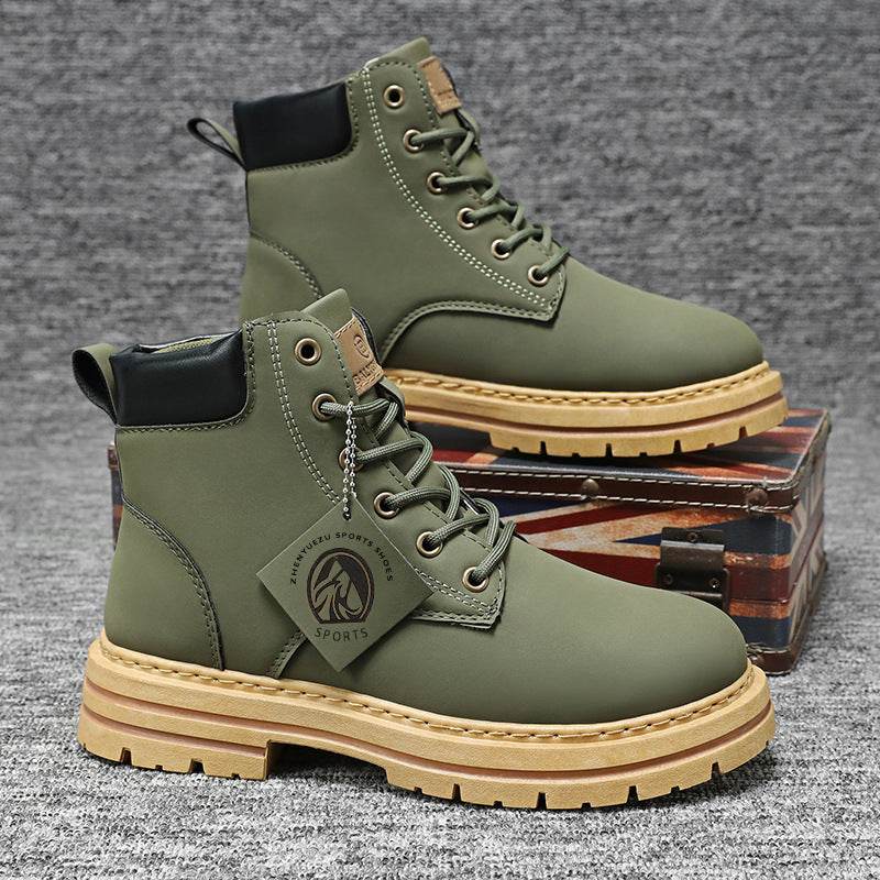 Bottes Martin montantes rétro pour homme - Droxev