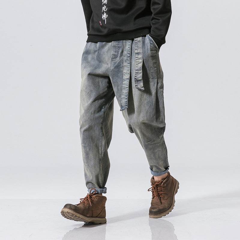 Jean extensible style punk, pantalon ample style hip-hop, street skate - Droxev