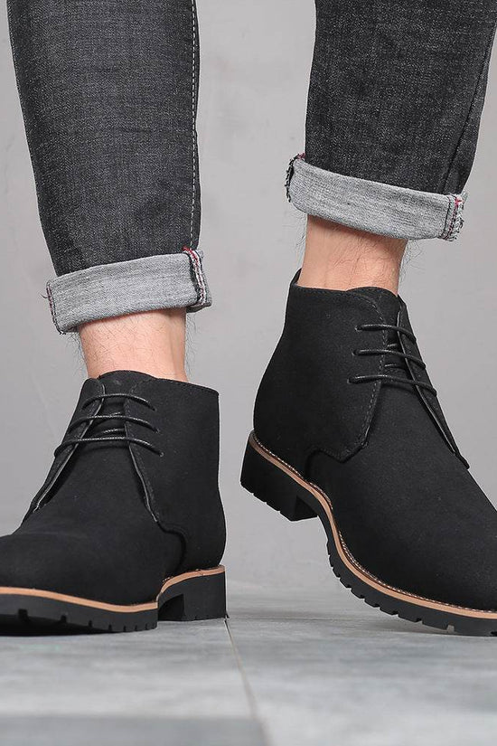 Bottes pointues décontractées en cuir - Droxev