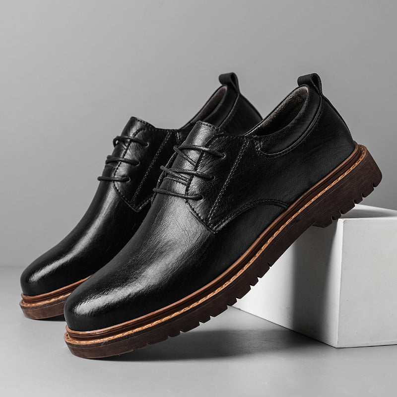 Costumes d'affaires et chaussures décontractées en cuir pour hommes