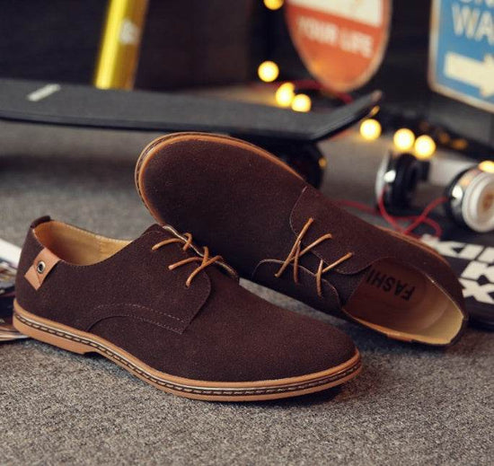 Chaussures pour hommes en cuir nubuck - Droxev