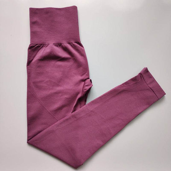 Pantalon de yoga taille haute pour femme - Droxev