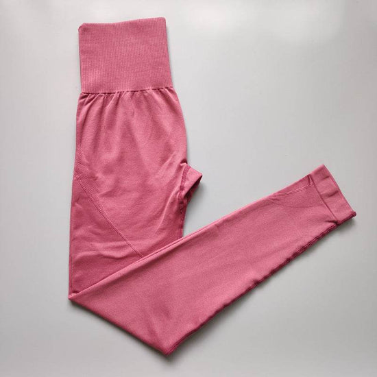 Pantalon de yoga taille haute pour femme - Droxev