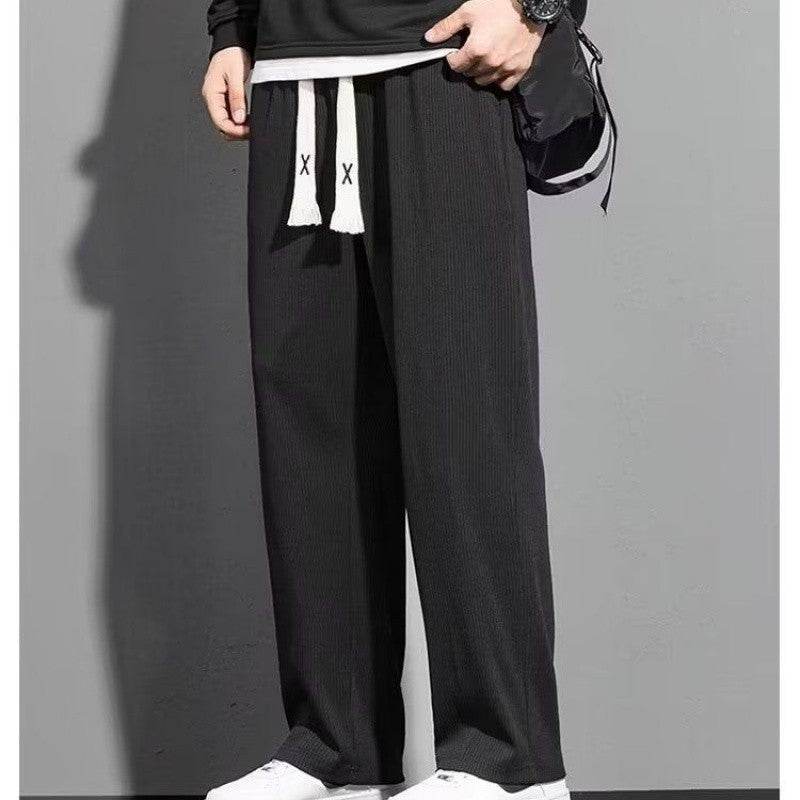 Pantalon d'été décontracté pour homme, coupe droite et ample - Droxev