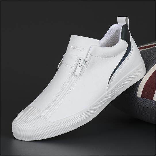 Chaussures de planche décontractées à double fermeture éclair pour hommes - Droxev