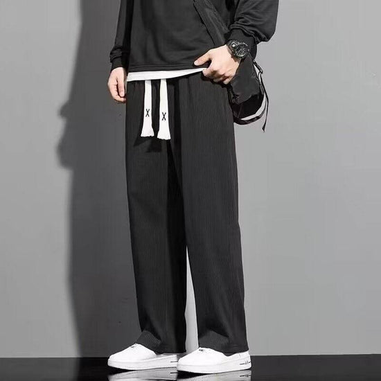 Pantalon d'été décontracté pour homme, coupe droite et ample - Droxev