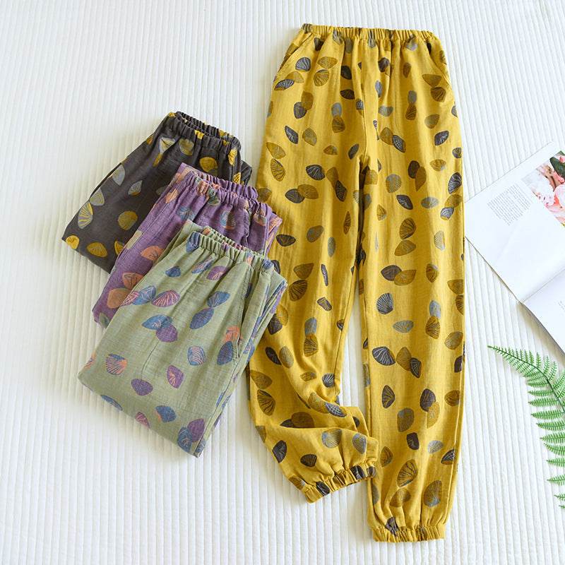 Pantalon ample anti-moustiques en coton pour femme - Droxev