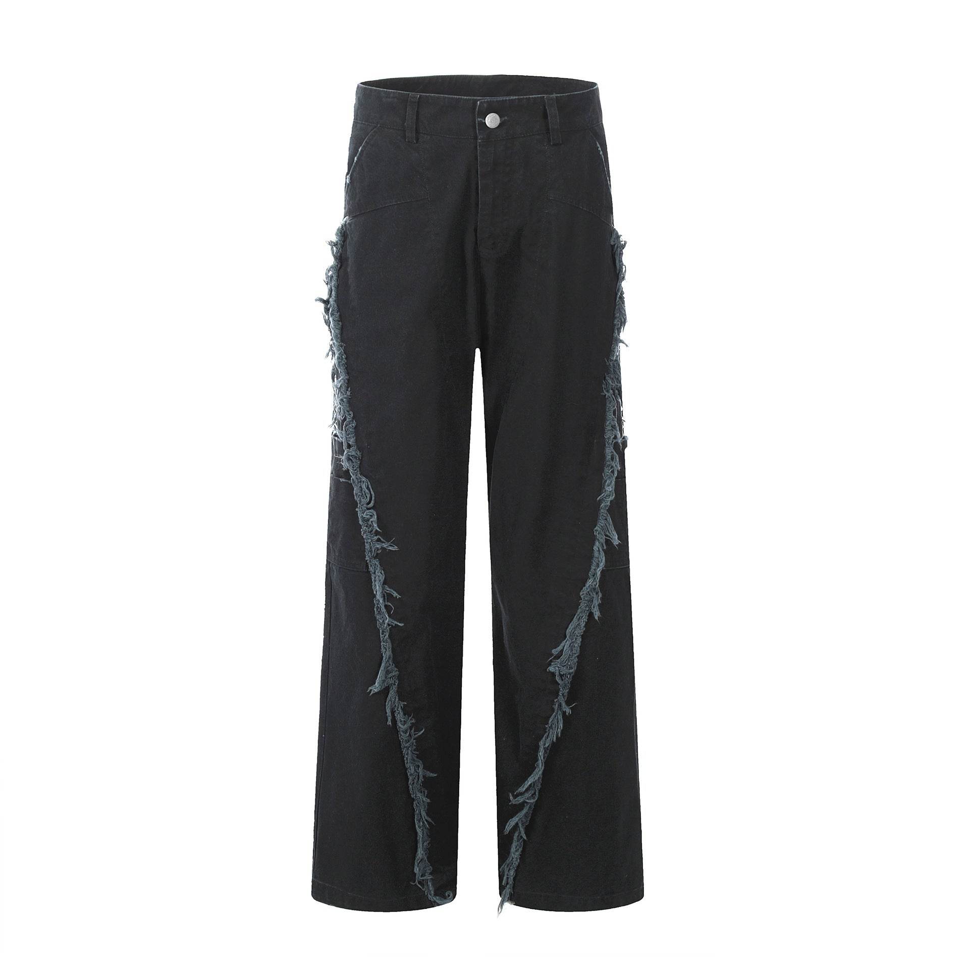 Salopette américaine rétro Cleanfit Loose Heavy Industry lavée et usée - Droxev