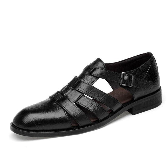 Chaussures confortables à boucle pour hommes, style formel et d'affaires - Droxev