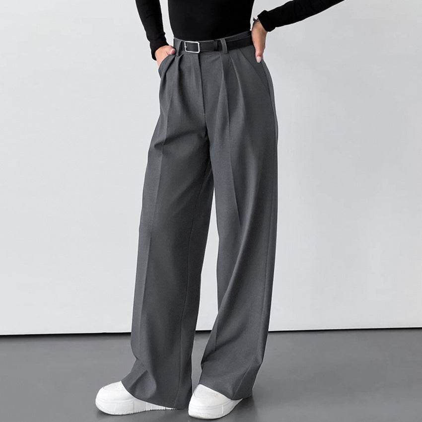 Pantalon de costume simple pour femme - Droxev