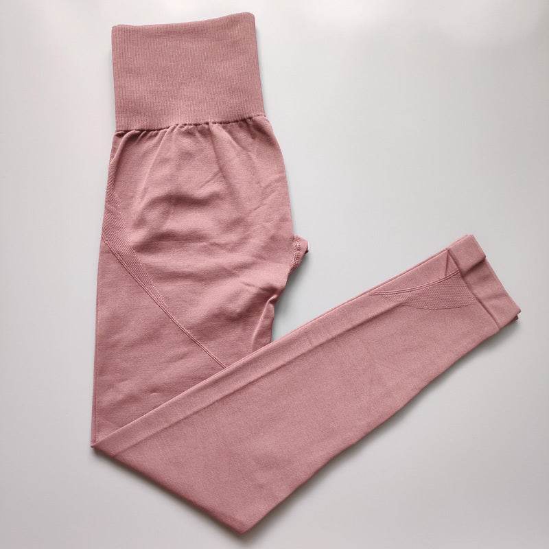 Pantalon de yoga taille haute pour femme - Droxev