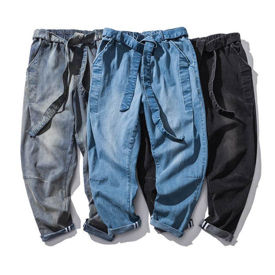 Jean extensible style punk, pantalon ample style hip-hop, street skate - Droxev