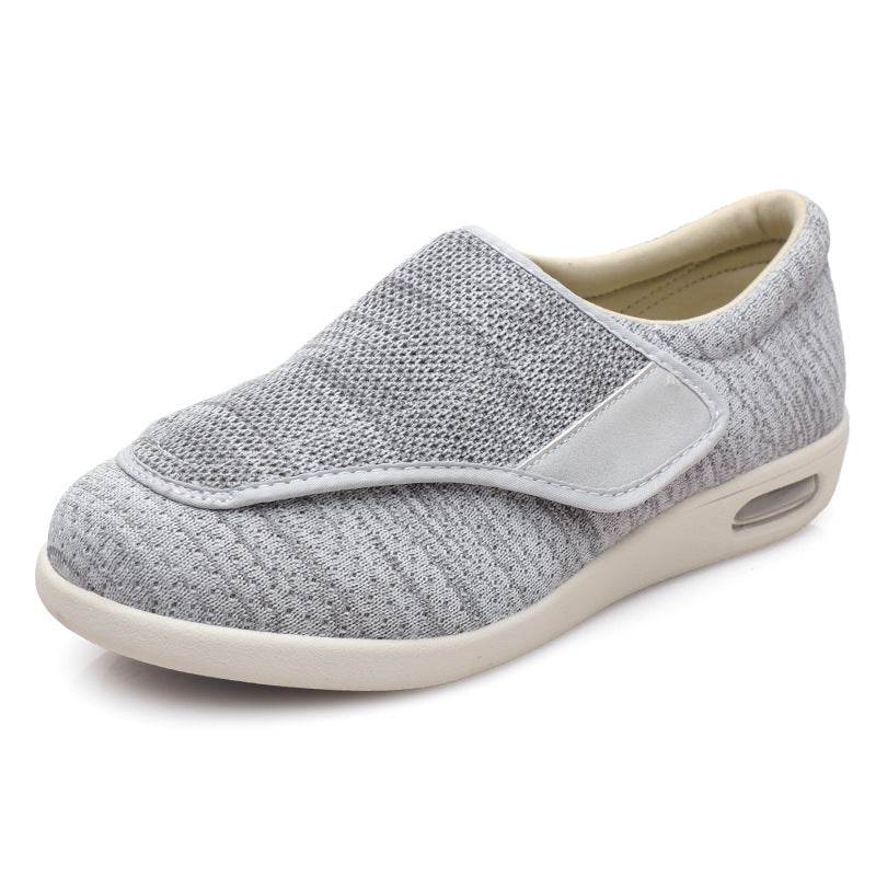 Chaussures pour personnes âgées avec un pied gras et élargi, un pouce valgus - Droxev