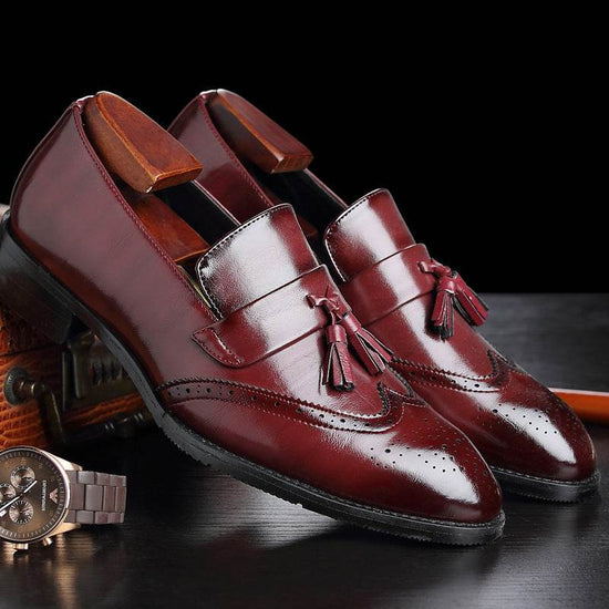 Chaussures Brock à talon plat universel large - Droxev