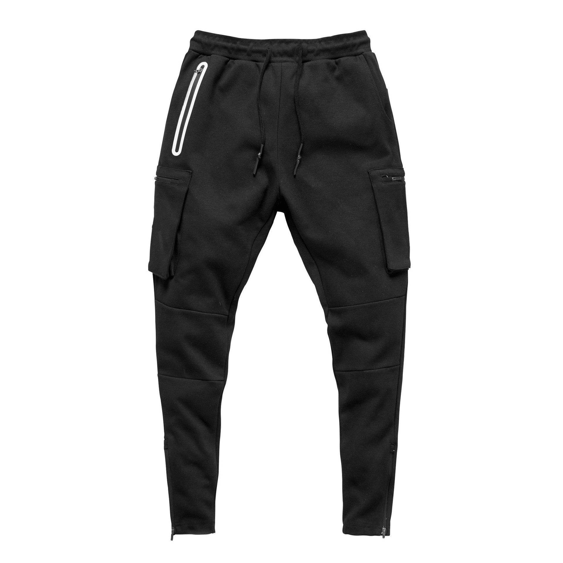 Pantalon de sport décontracté à fermeture éclair pour homme - Droxev
