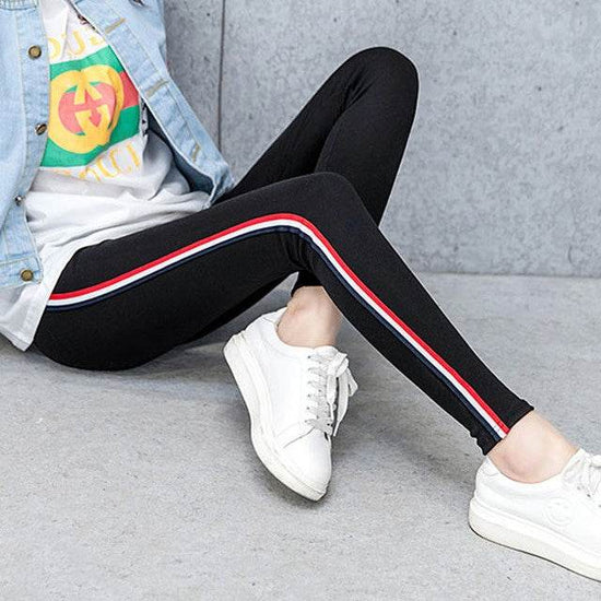 Pantalon legging décontracté extensible pour femme - Droxev