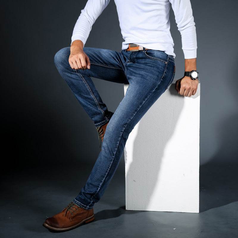Pantalon tube droit slim décontracté pour homme - Droxev