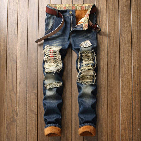Jean homme en cachemire, nouveau style automne-hiver - Droxev