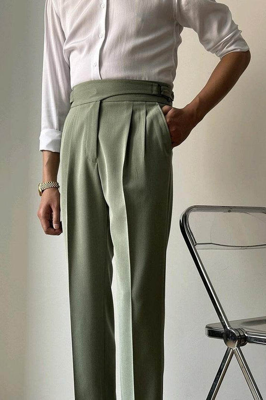 Pantalon slim taille haute décontracté pour le travail - Droxev