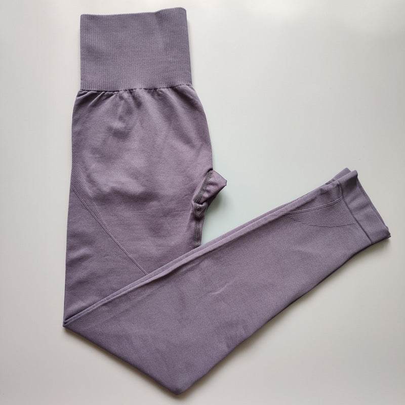 Pantalon de yoga taille haute pour femme - Droxev