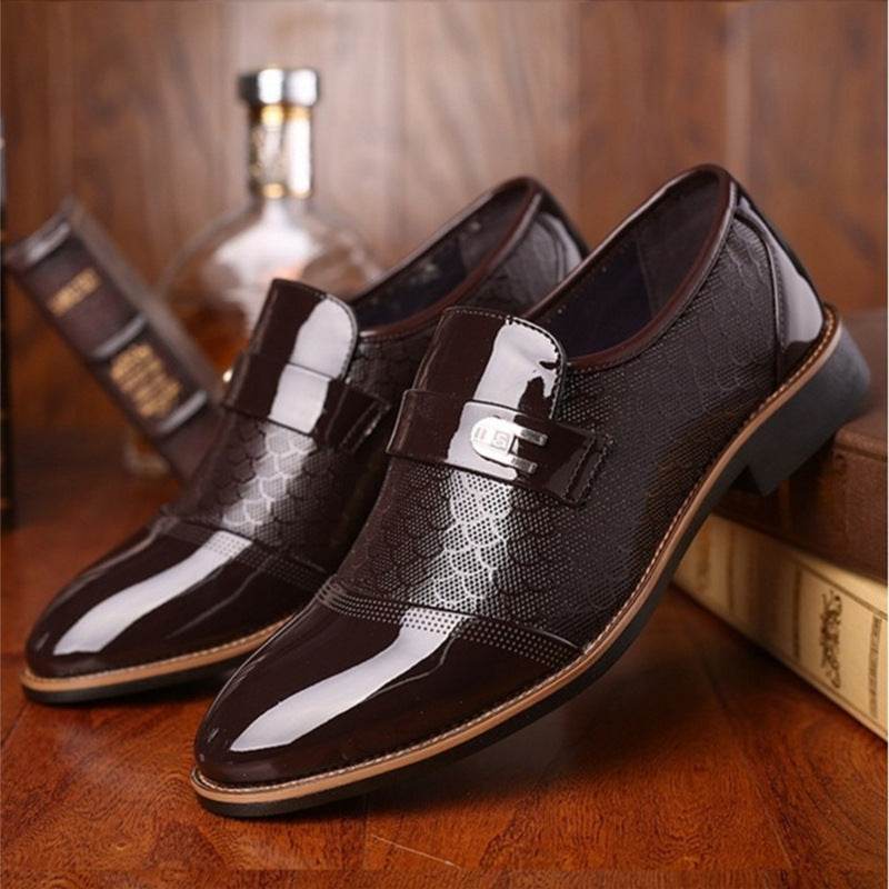 Chaussures en cuir noir - Droxev