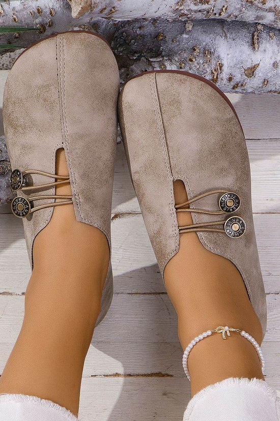 Sandales à enfiler à bout carré pour femme, chaussures plates et souples, tendance pour l'été - Droxev