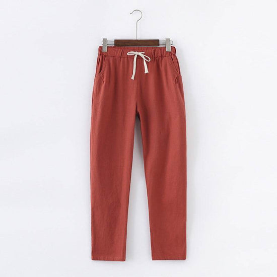 Pantalons courts pour femmes, pantalons sarouels pour femmes - Droxev