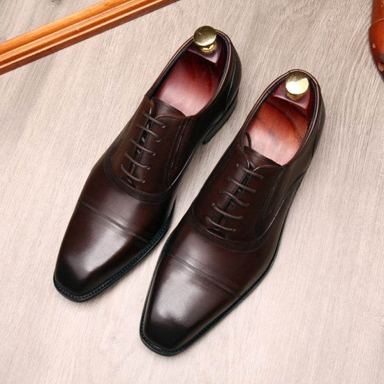 Chaussures habillées en cuir pour hommes - Droxev