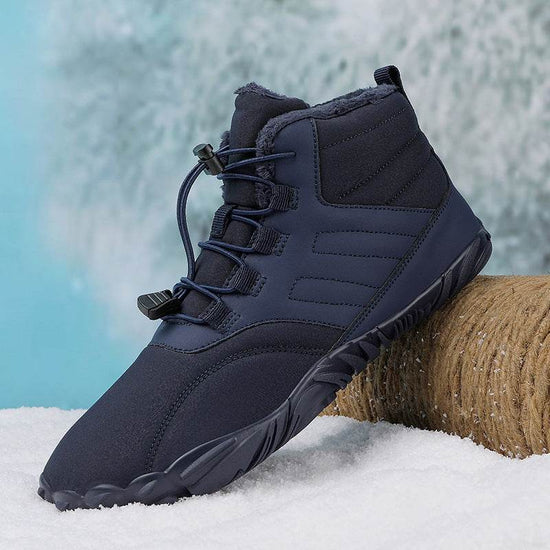 Bottes d'hiver chaudes à enfiler pour hommes et femmes, résistantes à l'usure, antidérapantes, épaisses, pour couple - Droxev