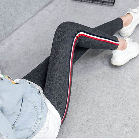 Pantalon legging décontracté extensible pour femme - Droxev