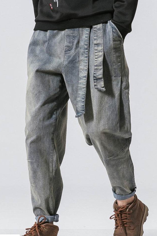 Jean extensible style punk, pantalon ample style hip-hop, street skate - Droxev