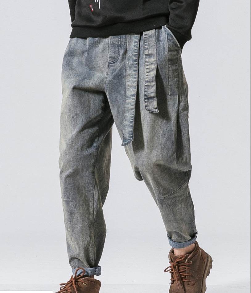 Jean extensible style punk, pantalon ample style hip-hop, street skate - Droxev